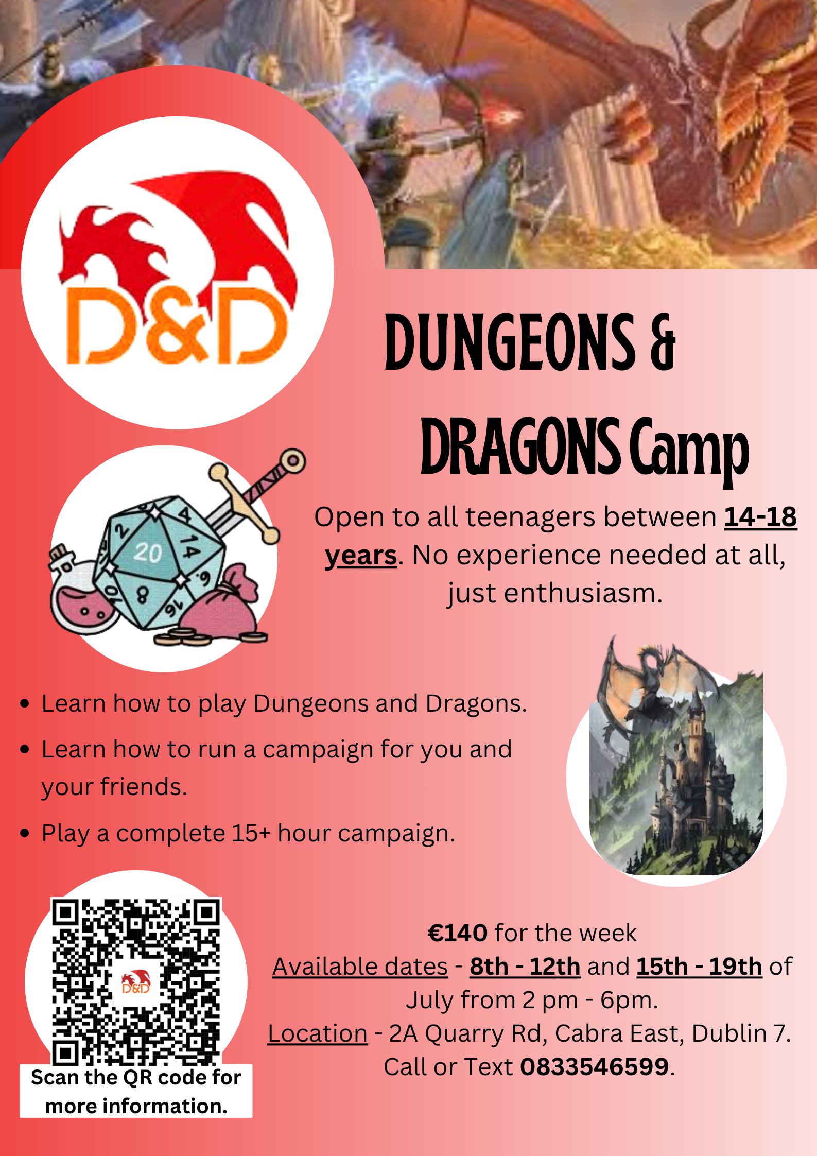 Dungeons & Dragons camp poster 1