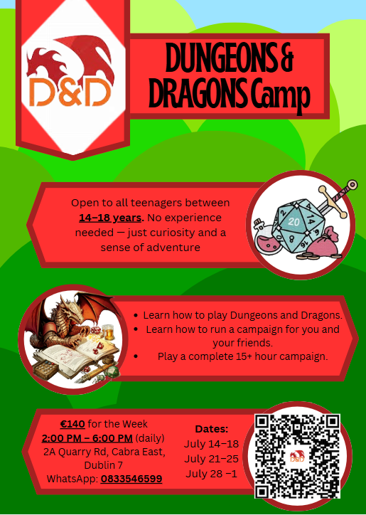 Dungeons & Dragons camp poster 2